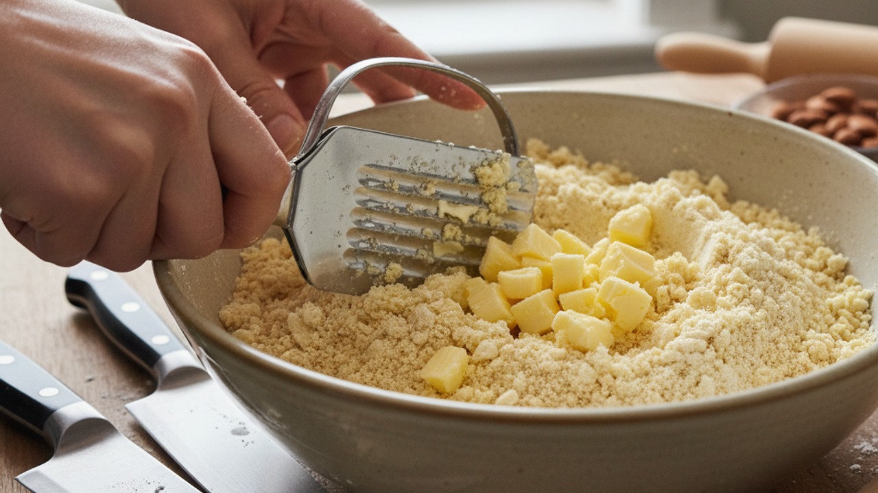 Cut in the butter