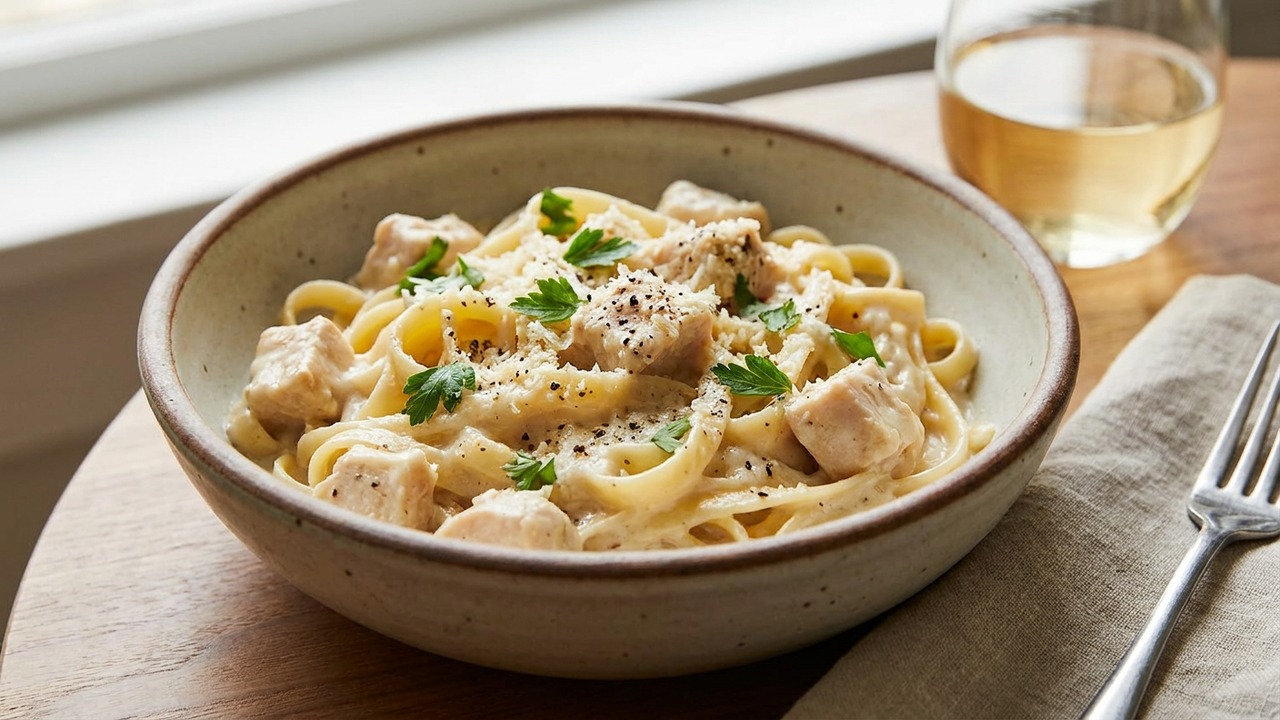 Instant Pot Chicken Alfredo