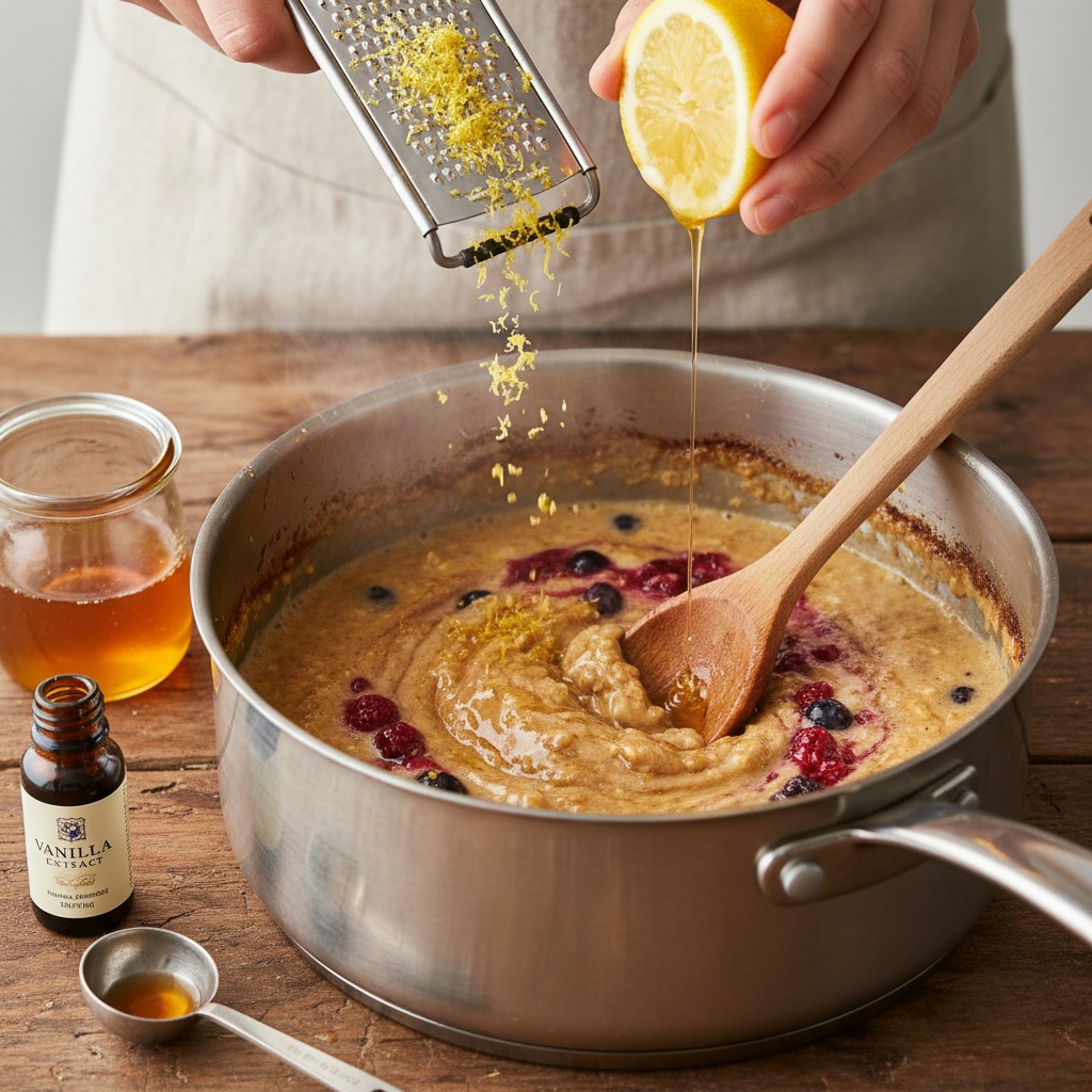 Brighten with lemon and sweeten