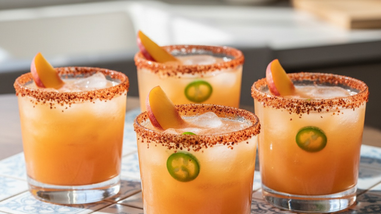 Spicy Peach Margarita