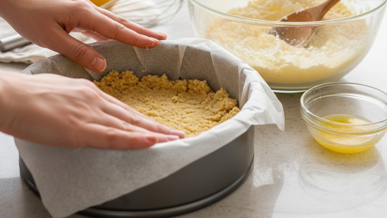 Make and press the crust