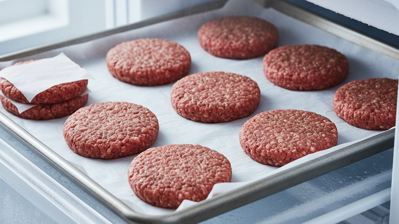 Flash-freeze patties