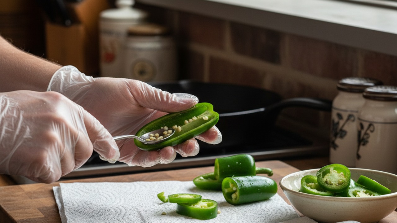 Prepare the jalapenos