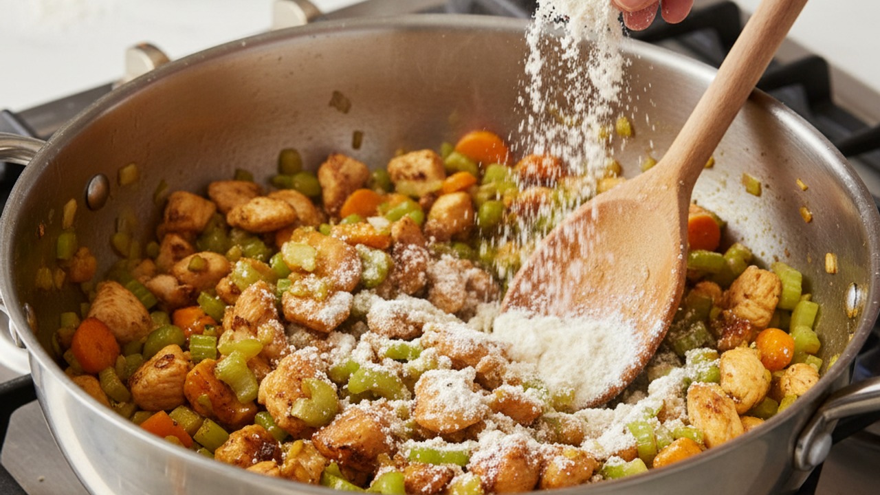 Make a light roux