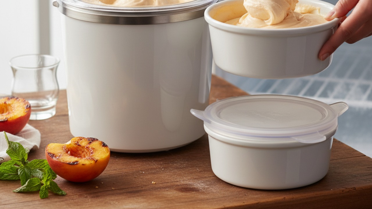 Churn and freeze the gelato