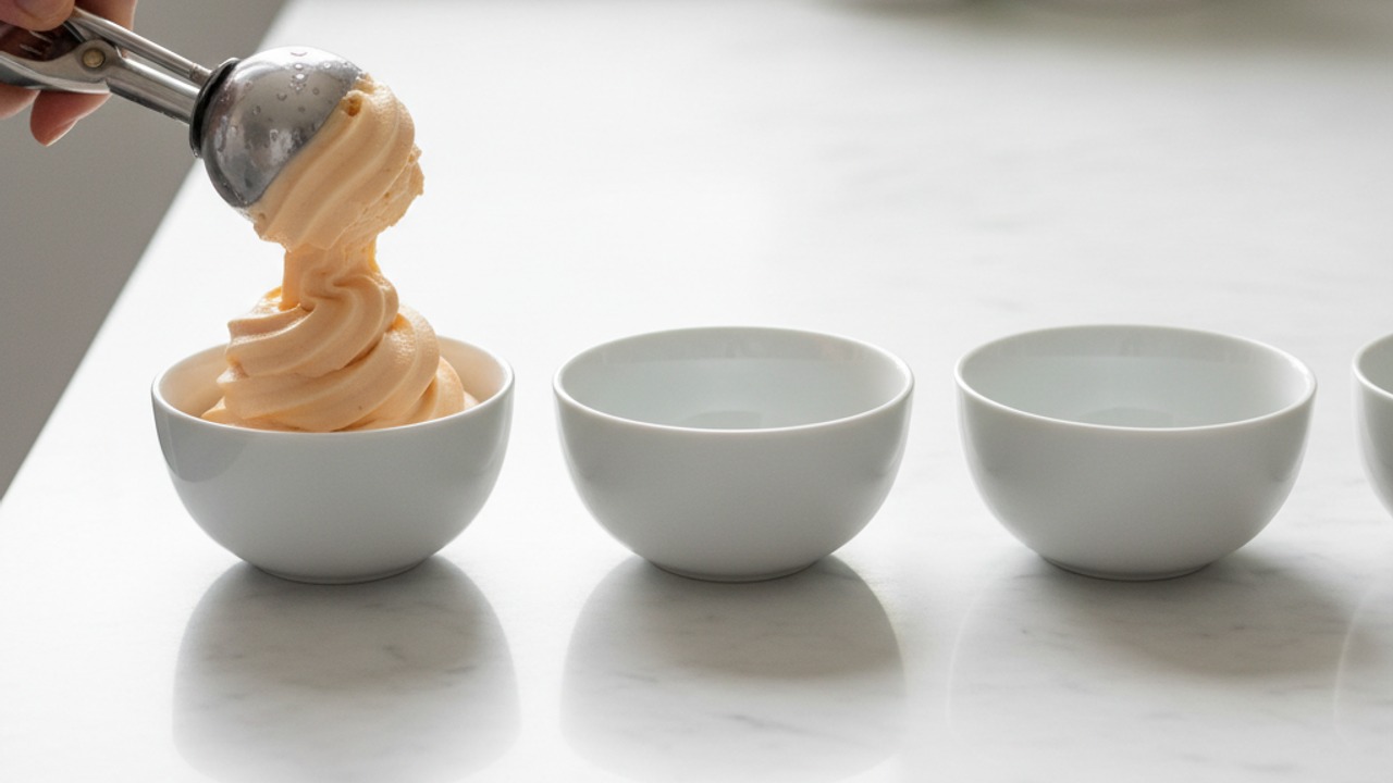 Scoop and serve immediately
