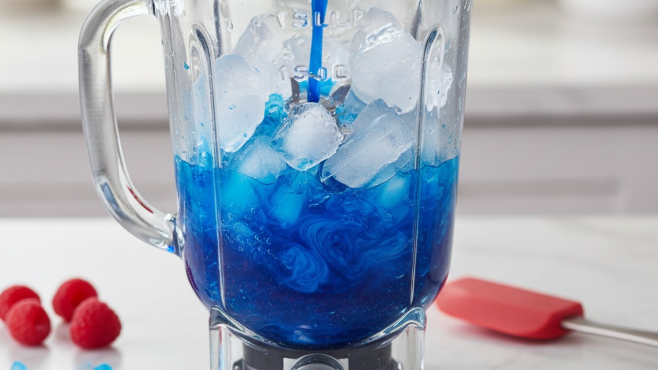 Blend with ice to slushy consistency