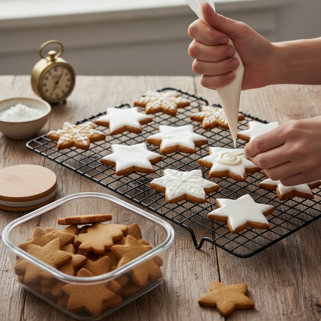 Decorate, dry and store