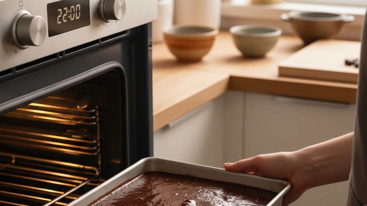 Bake until fudgy