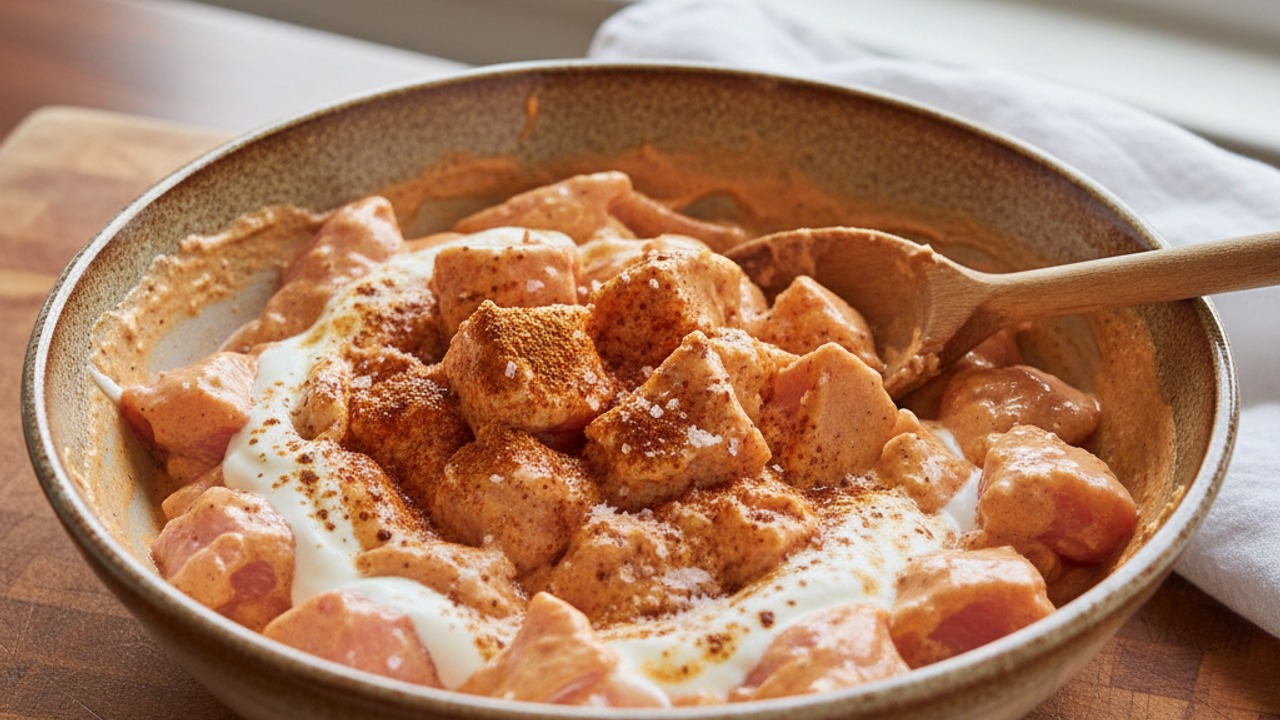 Marinate the chicken