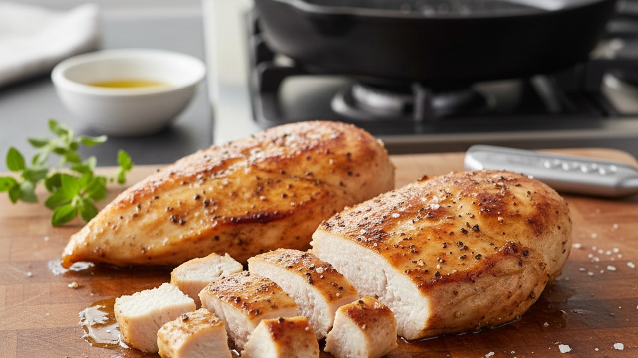 Cook and rest the chicken