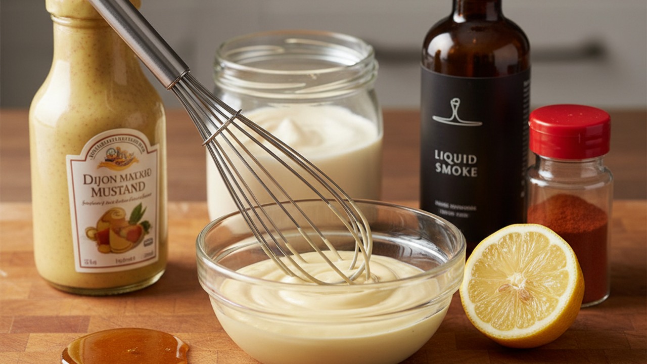 Make the smoky Dijon dipping sauce