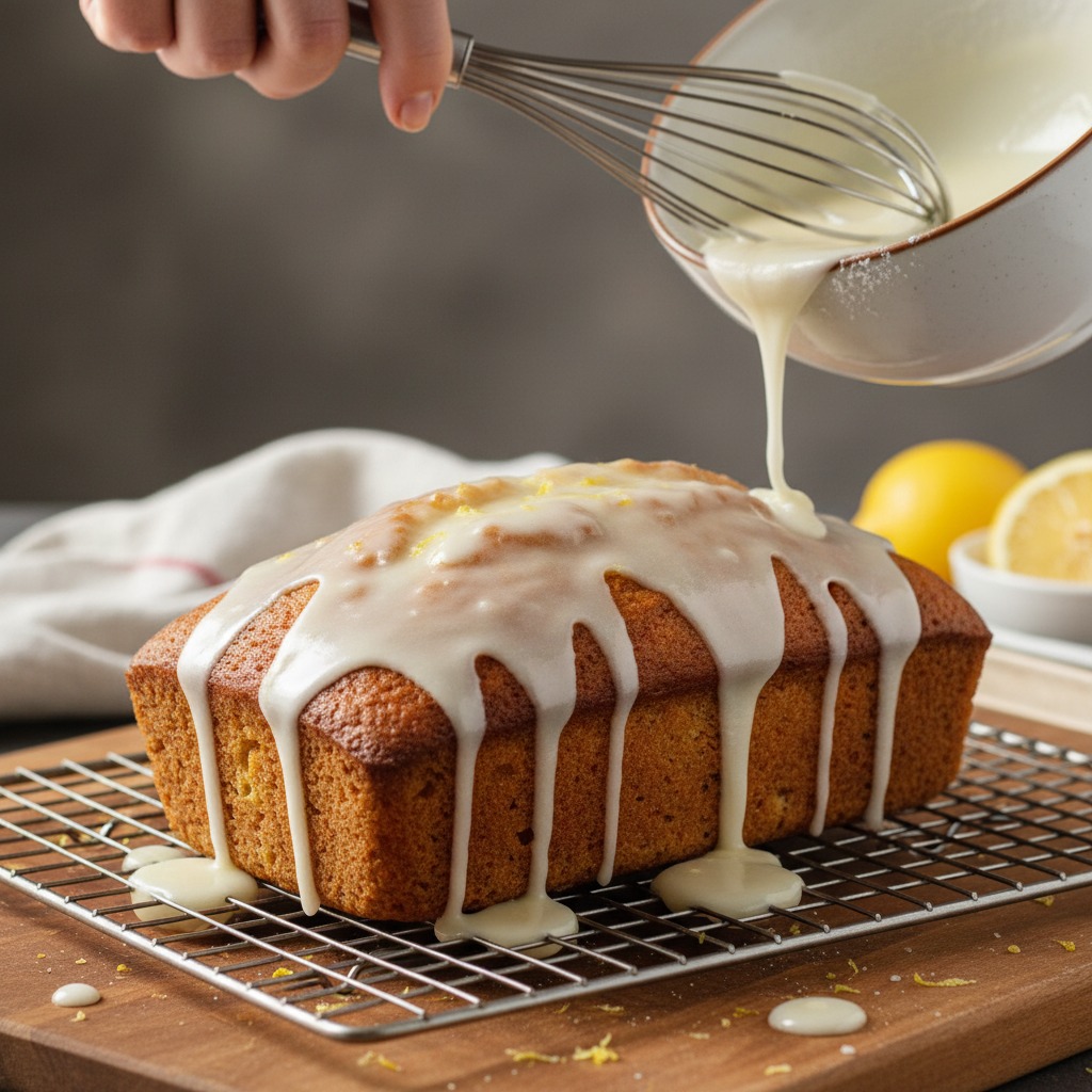 Prepare glaze and finish