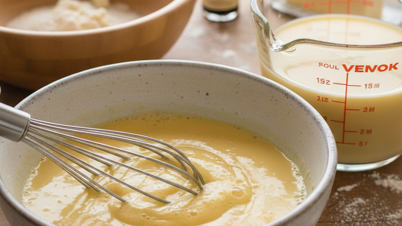 Combine wet ingredients
