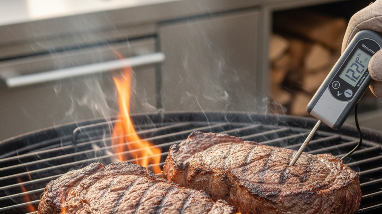Sear over high heat