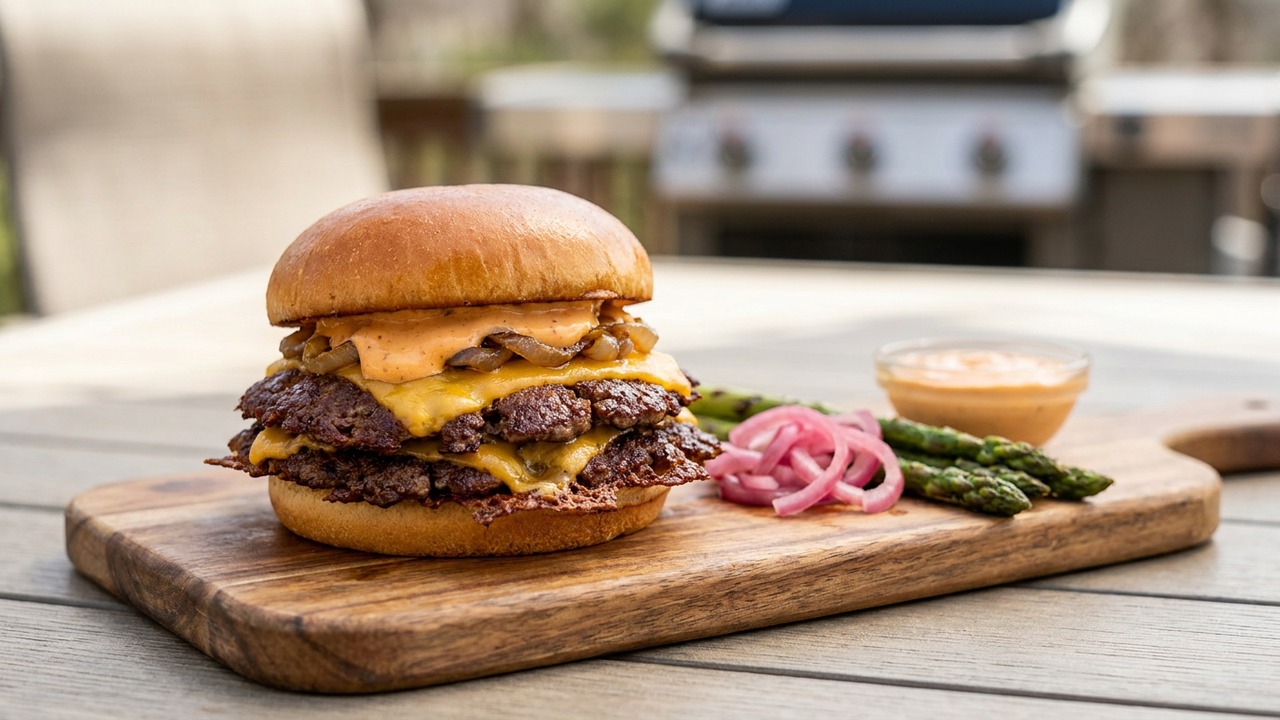Bison Smash Burger