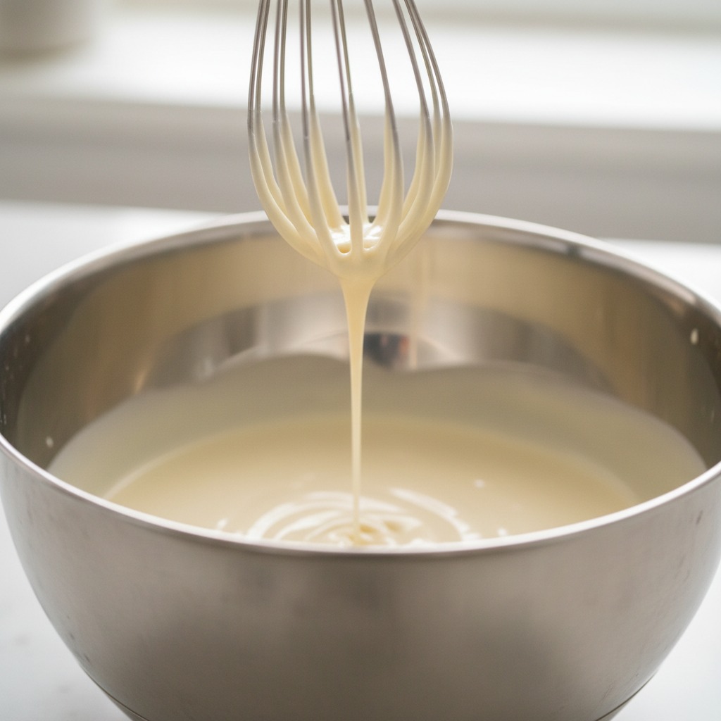 Make a smooth batter