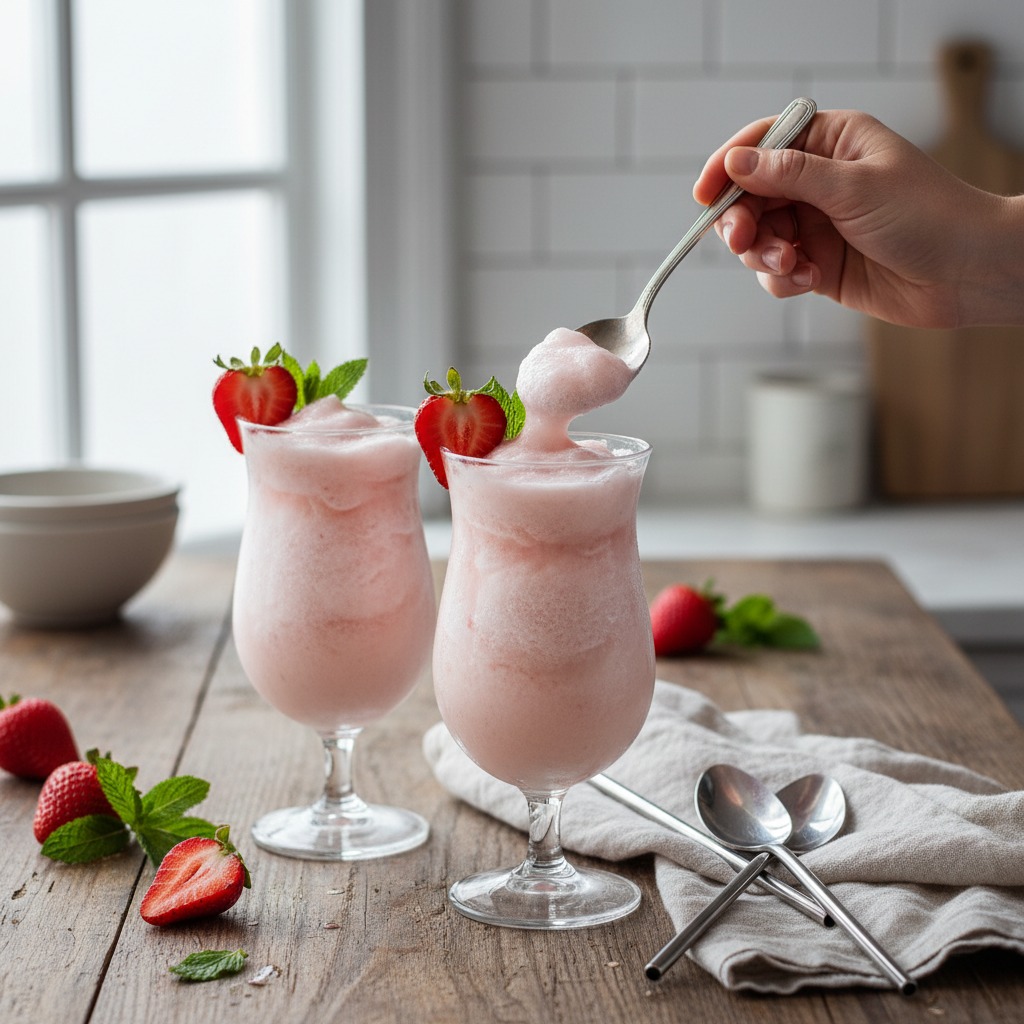 Serve and garnish