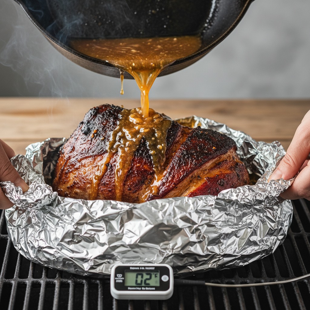Wrap and braise to tenderness