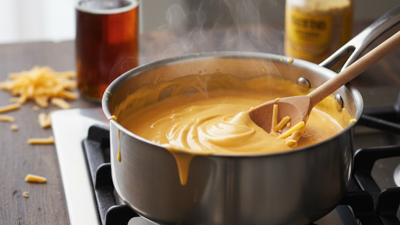 Make the beer cheese dip