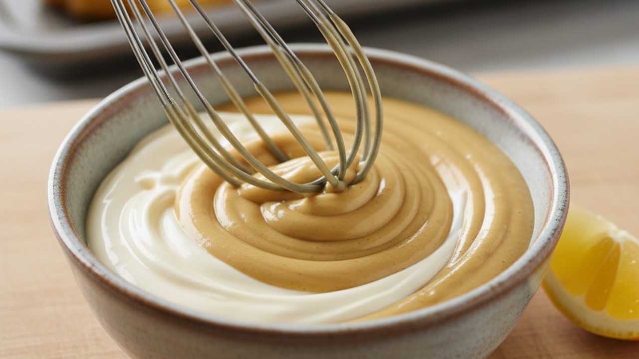 Make the honey mustard sauce