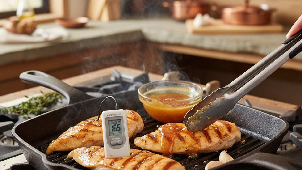 Grill the chicken