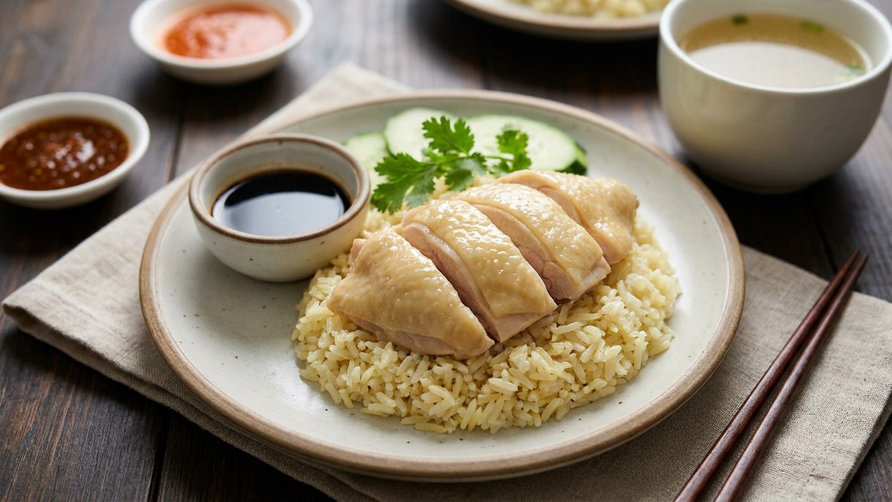 Hainanese Chicken Rice
