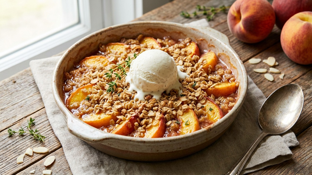 Classic Peach Crisp