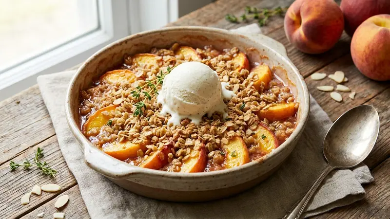Classic Peach Crisp