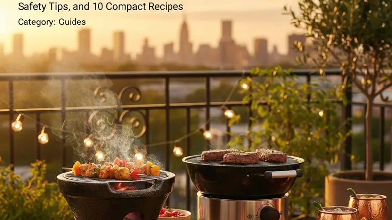 Trending Small‑Space Grilling for 2026: Balcony, Rooftop & Apartment‑Friendly Setups, Safety Tips, and 10 Compact Recipes