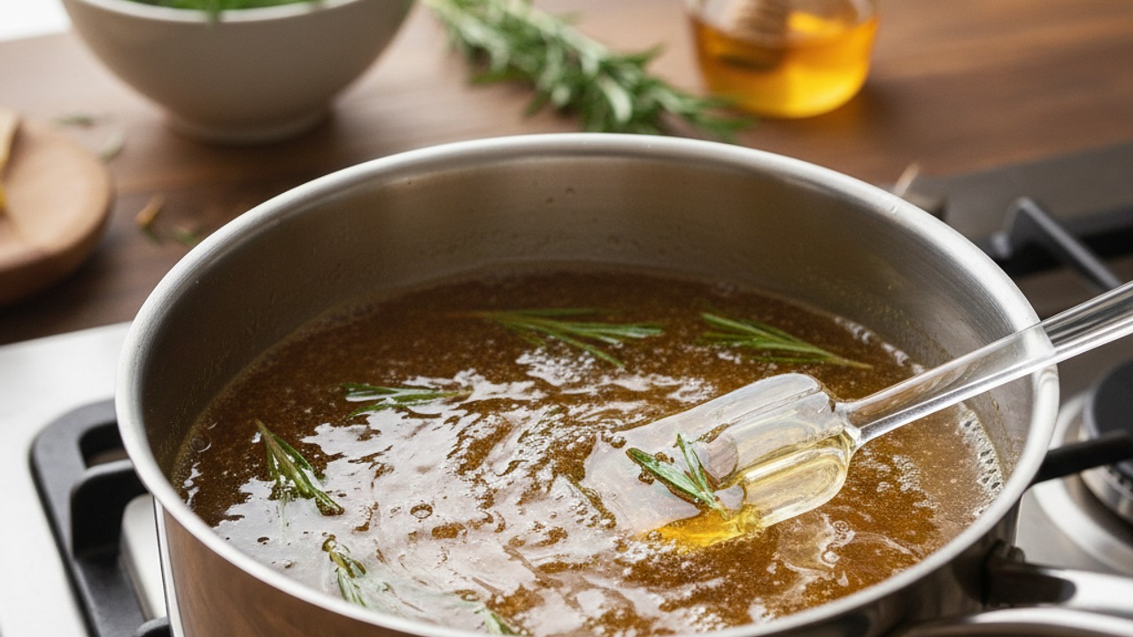 Simmer gently