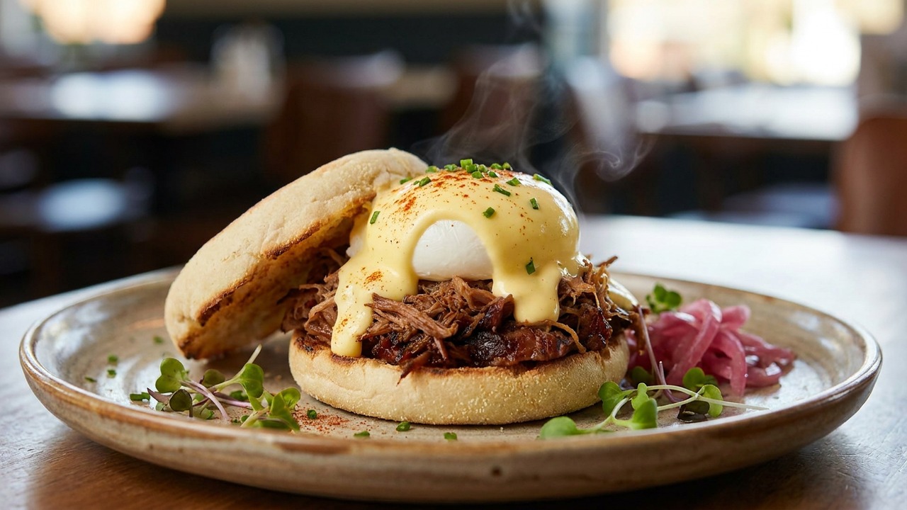 Eggs Benedict Pulled Pork