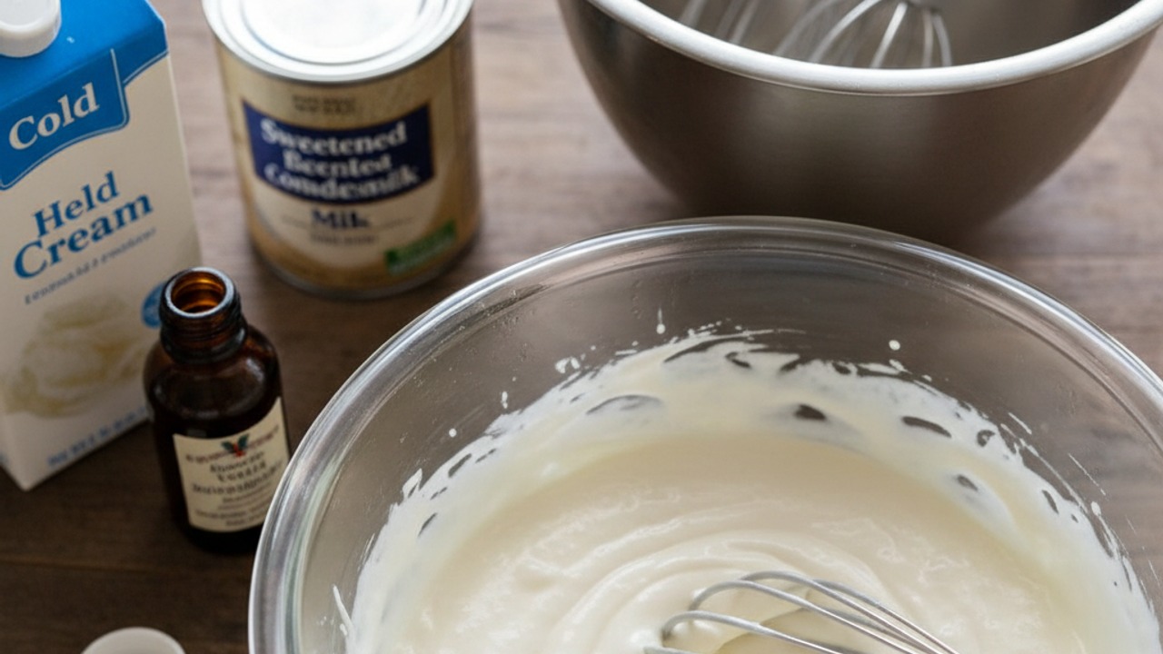 Make the no‑churn ice cream base