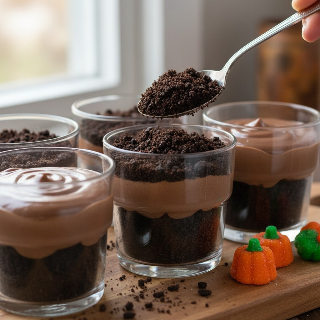 Assemble the dirt cups