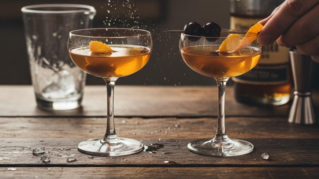Garnish and finish