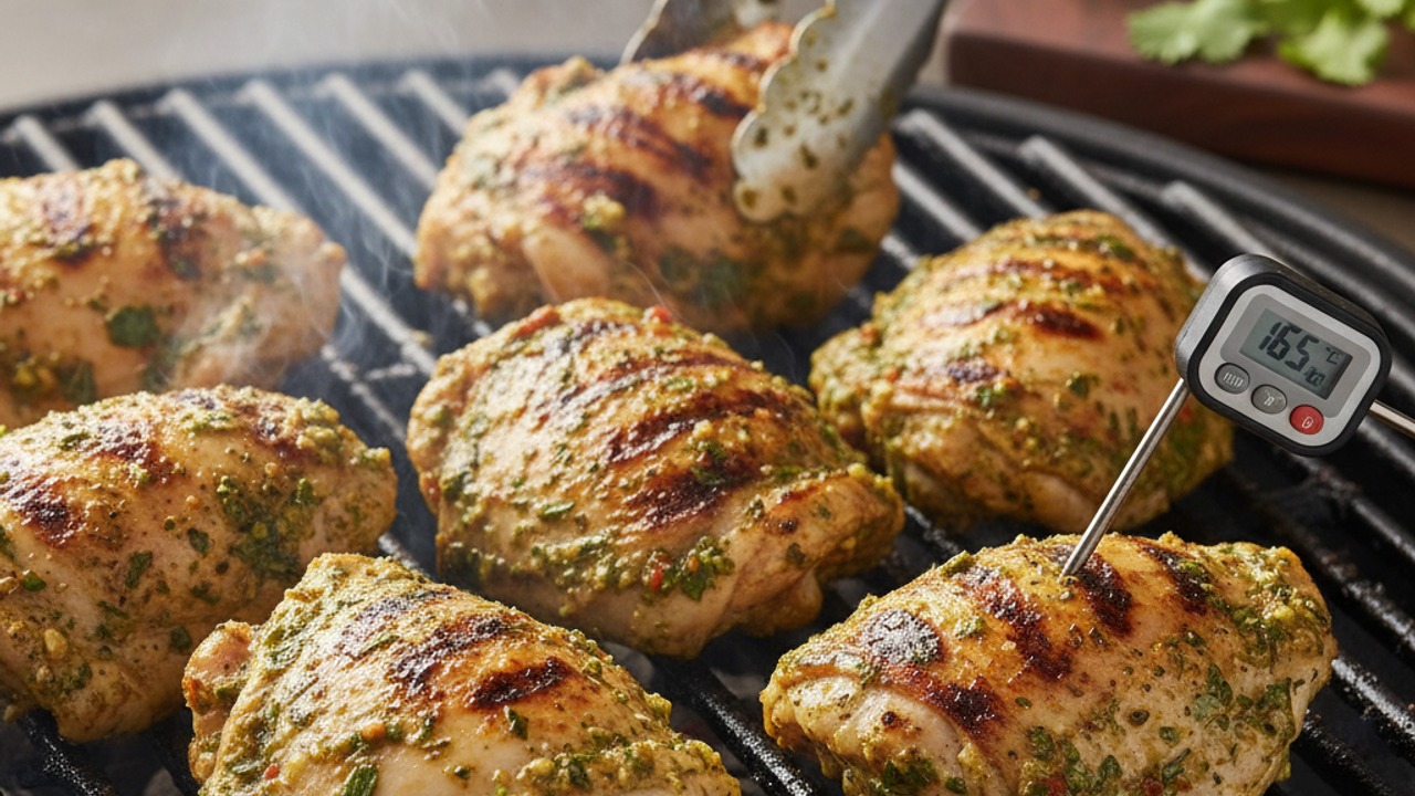 Grill the chicken
