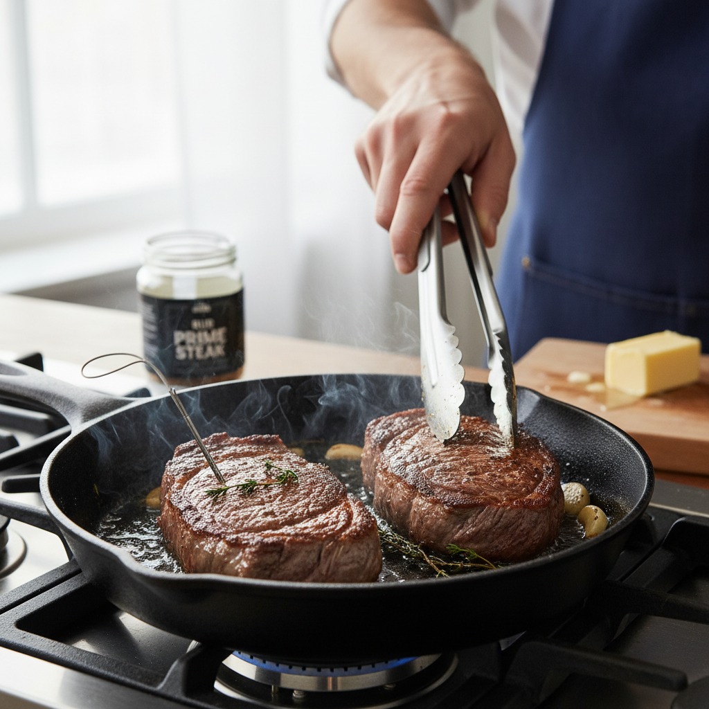 Sear to form a crust