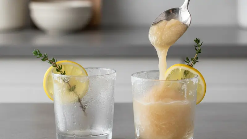 Serve and garnish