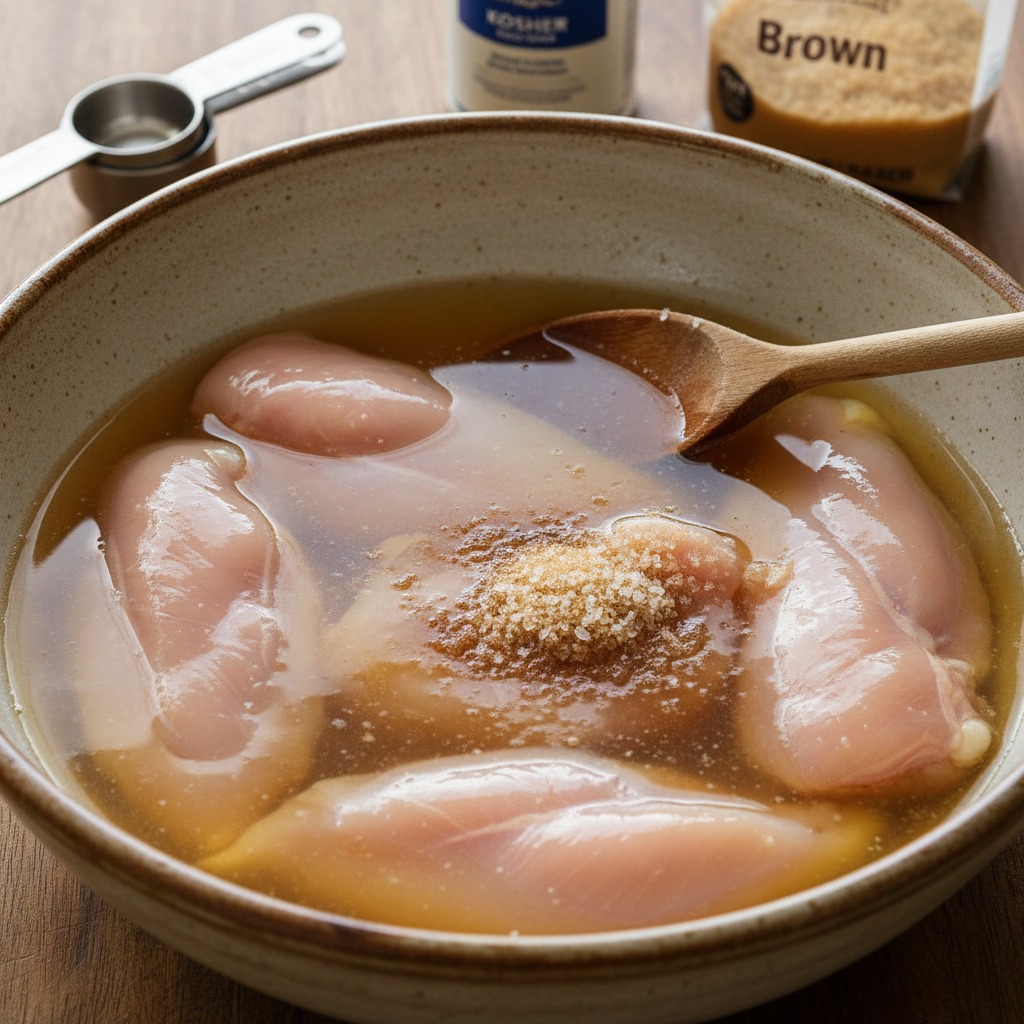 Brine the chicken