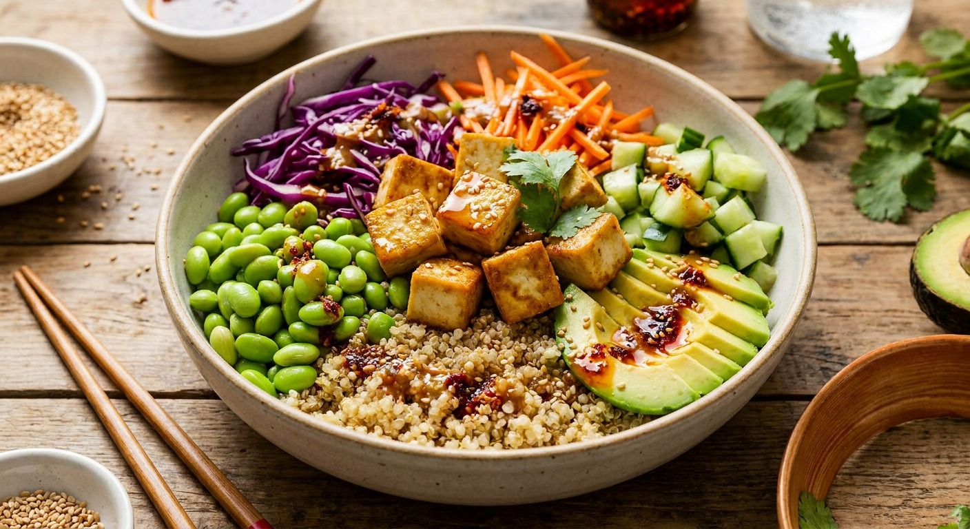 Edamame Quinoa Protein Salad