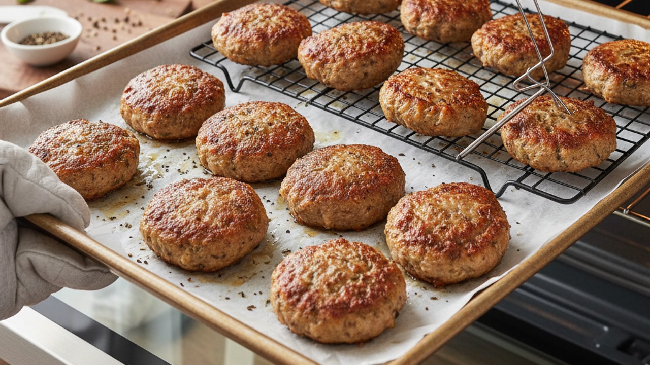 Oven-bake for hands-off batch cooking