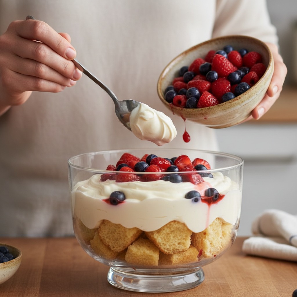 Assemble the trifle