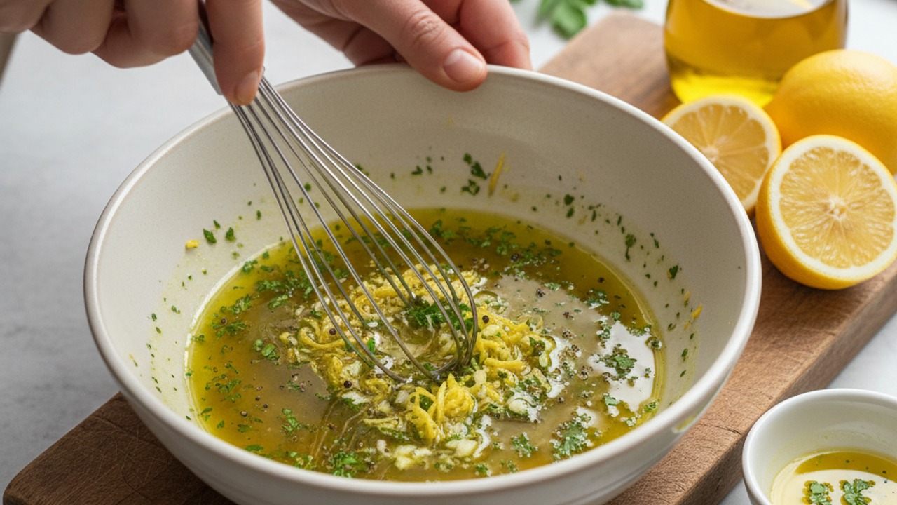 Make the citrus-herb marinade