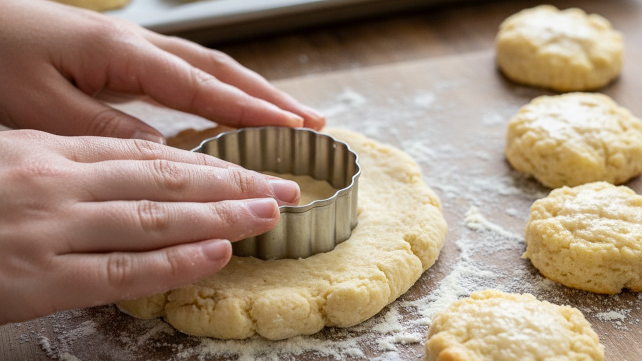 Shape and bake the shortcakes