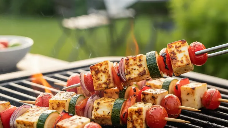 Grill the kabobs