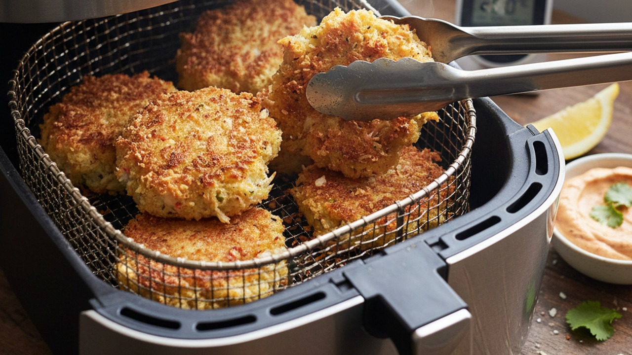 Air-fry until golden and crisp