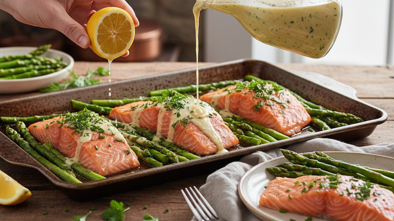Rest, garnish and serve