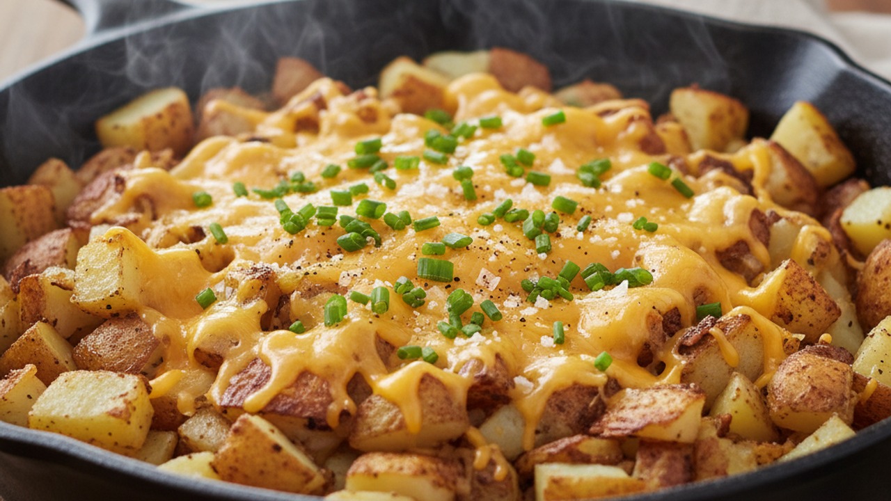 Finish with cheese and herbs