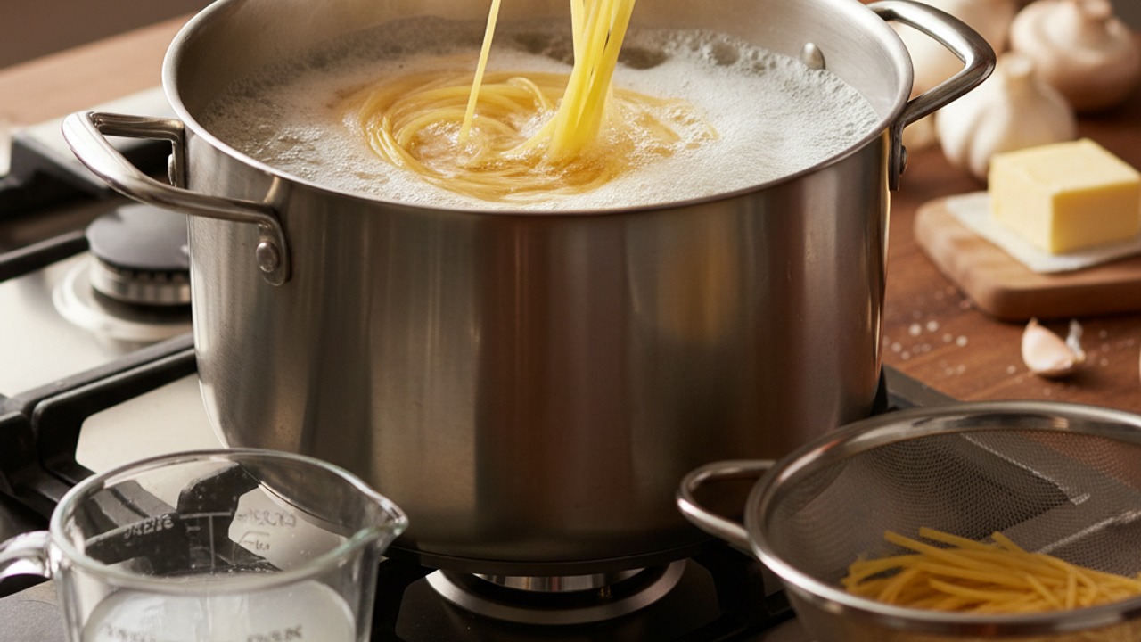 Cook the pasta