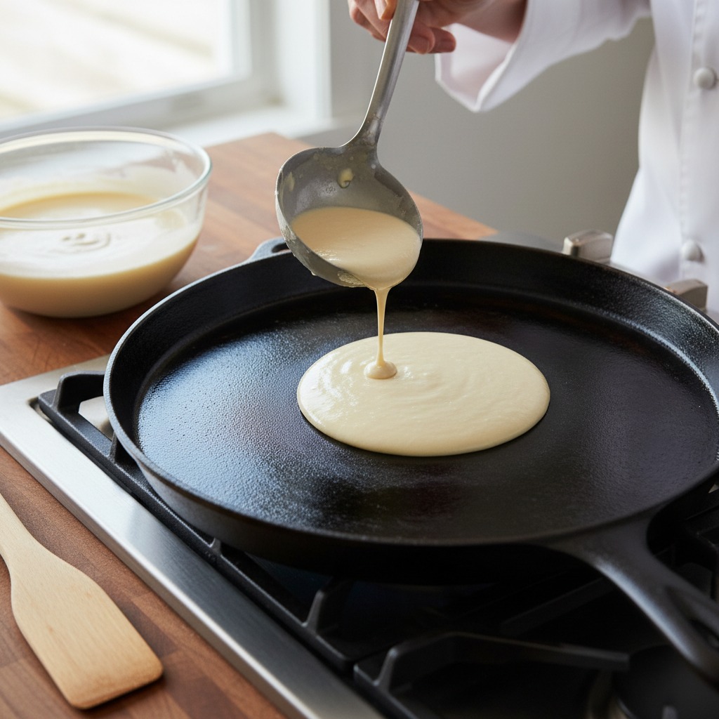 Cook the pancakes